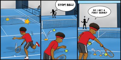 Visit the "Let" me have a 1st serve page