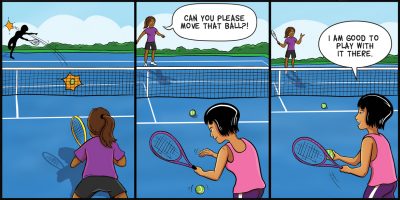 Visit the Removing ball on court page