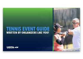 Screenshot of Tennis Event Guide cover page - Written by organizers like you! Screenshot of Tennis Event Guide cover page - Written by organizers like you!