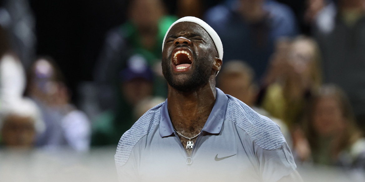 Frances Tiafoe at Roland Garros 2024. Photo by Alain JocardAFP via Getty Images.