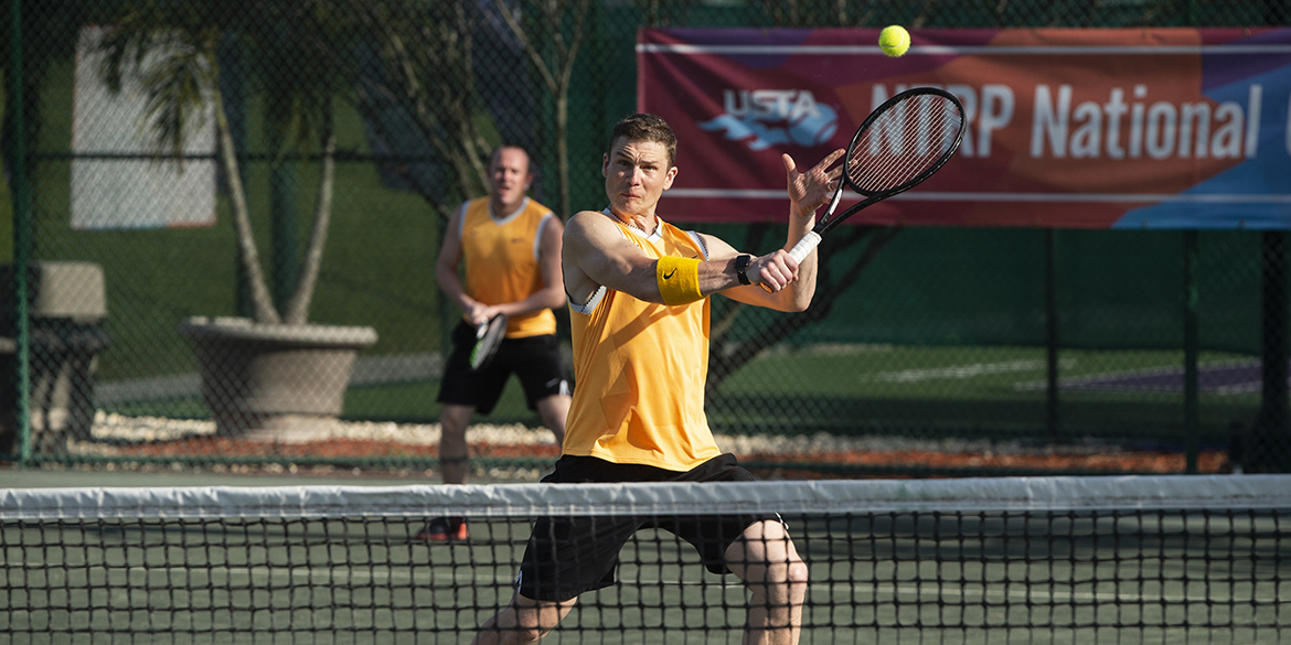 April 7, 2019 - Action during the USTA NTRP National Championships 18 & Over Menâ  s & Womenâ  s 3.0, 3.5, 4.0, 4.5, 5.0 Doubles at Academia Sanchez-Casal in Naples, Florida.