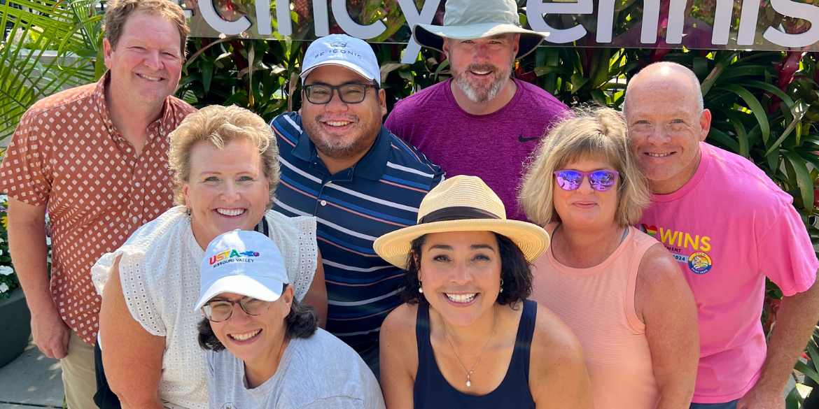 Jamie Hansen—USTA St. Louis league captain, tournament director, tournament competitor and Love Wins organizer.