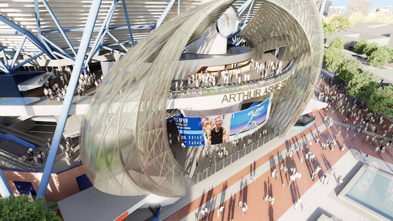 Reimagined Arthur Ashe Stadium
