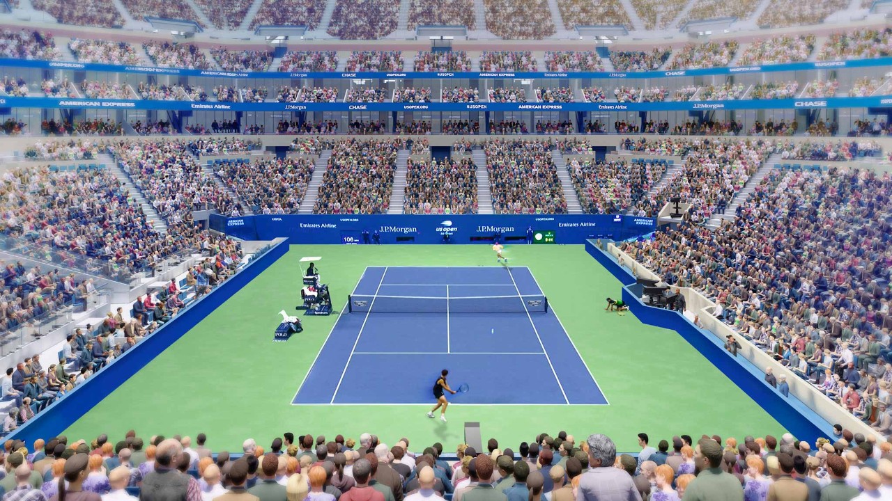Rendering of reimagined Arthur Ashe Stadium.